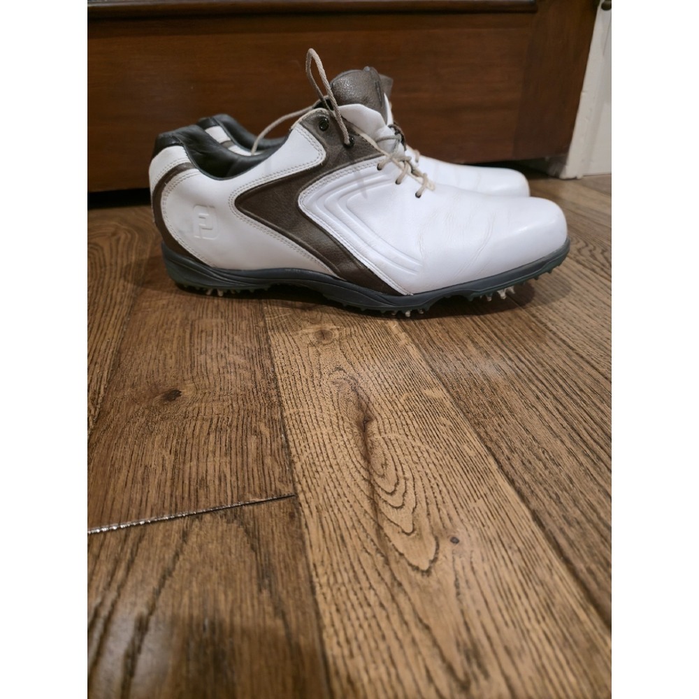 FootJoy Golf Shoes White Brown 10.5M